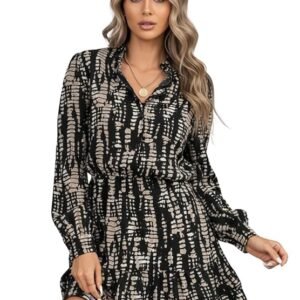 Leriya Fashion Women's Western Shirt Dress