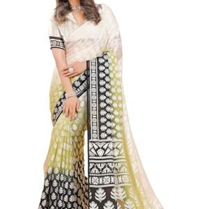Glory Sarees Women's Kashmiri Pashmina Silk Woven Saree With Blouse Piece